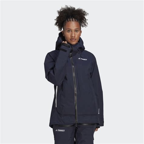 adidas terrex damen jacke blau